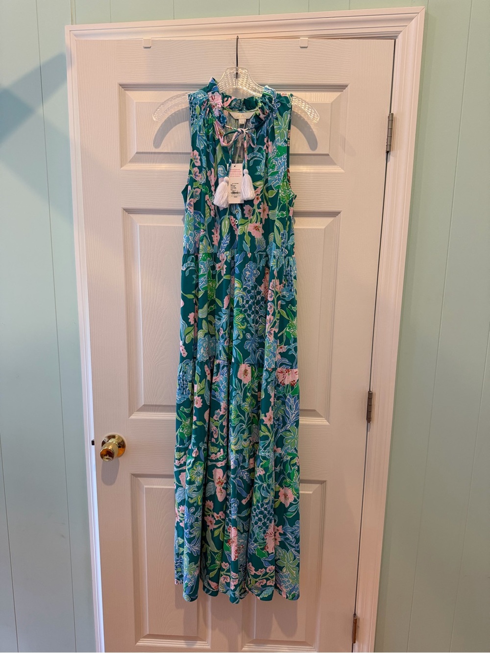 New Lilly Pulitzer MALONE MAXI DRESS  Hot on the Vine size Small